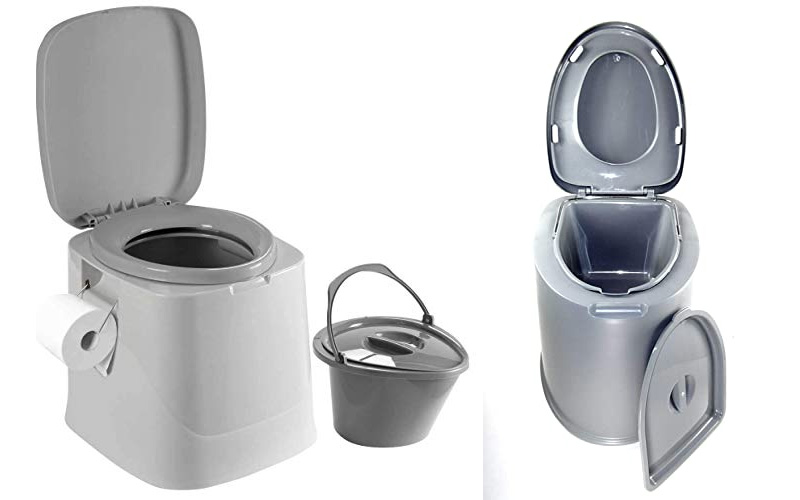 Campingtoilette Kompost Eimer Toilette Reise Camping WC Mobil Mehr Farbe 